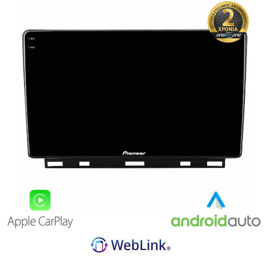 Pioneer Автомобилна Аудио Система за Renault 9 / Clio 2020 (Bluetooth/USB/Вграден Wi-Fi/GPS/Apple CarPlay/Android Auto)