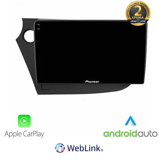 Pioneer Car Audio System for Honda Insight 2009 2015 Bluetooth USB WiFi GPS Apple CarPlay Android Auto