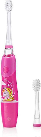 Brush Baby Kidz Sonic Children's Electric Toothbrush with Chronograph for 3+ Years Unicorn with Replacement Heads