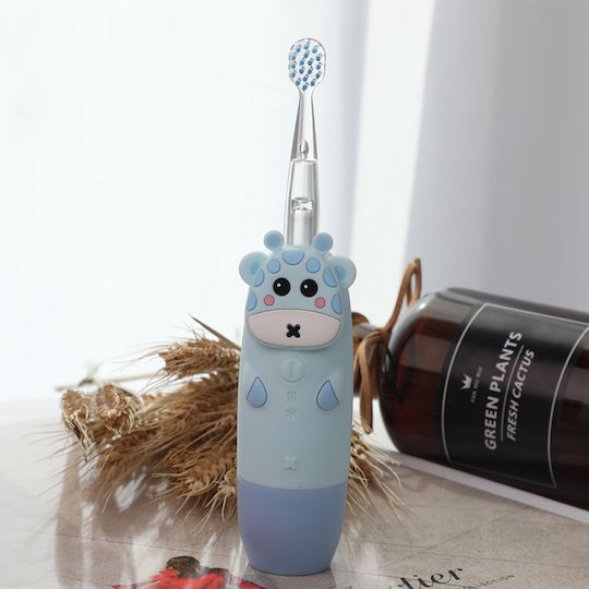 innoGio GIOgiraffe Children's Electric Toothbrush with Chronograph for 2+ Years Giraffe with Replacement Heads