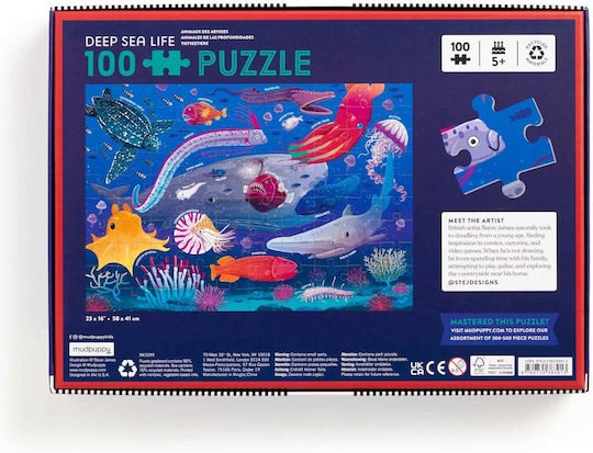 Kinderpuzzle Sea Life 100pcs Mudpuppy