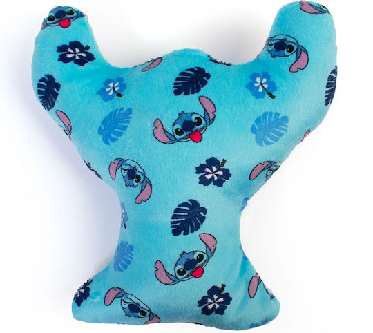 Dimcol Kinder Wurfkissen Hellblau Beidseitig 18x18cm
