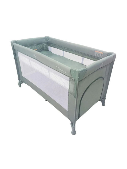 Baby Adventure Playpen 2 Levels with Mattress Khaki