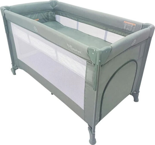 Baby Adventure Playpen 2 Levels with Mattress Khaki