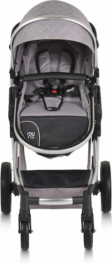 Cangaroo Alma Reversible 2 in 1 Baby Stroller Suitable for Newborn Gray Brown 7.5kg