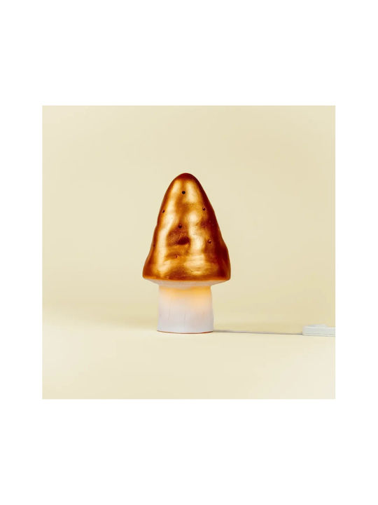 Egmont Lumini LED Lampă decorativă pentru copii Ciupercă Small Portocaliu 15x15x28εκ.