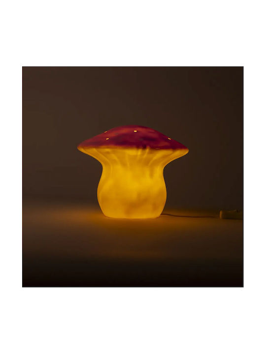 Egmont Kids Decorative Lamp Mushroom Medium Pink 26x26x20εκ.