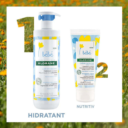 Klorane Milch für Feuchtigkeit 750ml