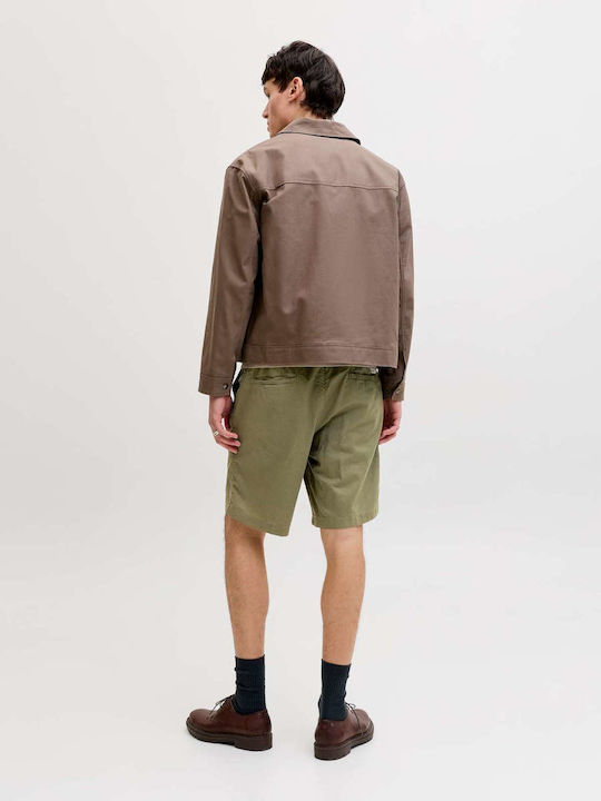 Jack & Jones Αθλητική Ανδρική Βερμούδα Deep Lichen Green