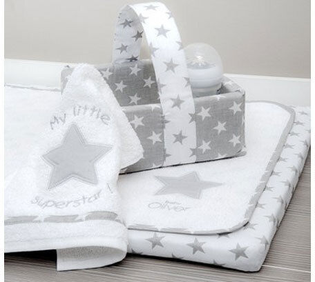 Baby Oliver Бебешка кошница за козметика My Little Superstar Сив 1бр