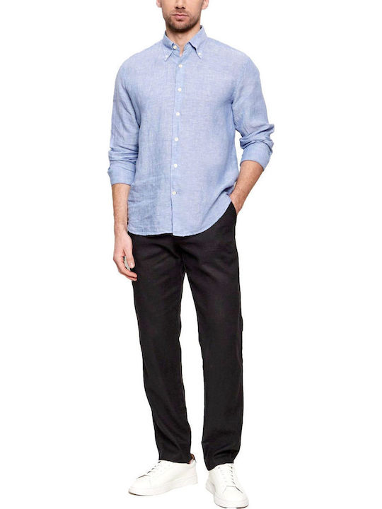 Boss Pantaloni Chino în Croială Regular Negru