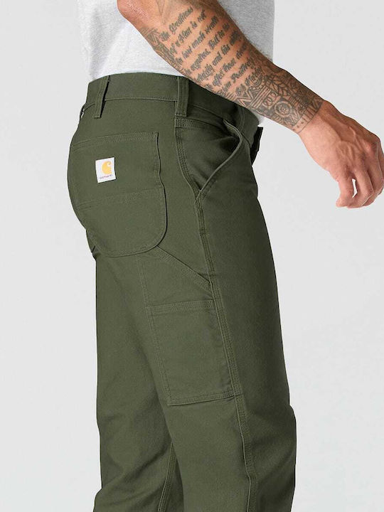 Trousers in Relaxed Fit Khaki
