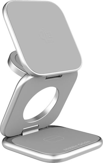 Mobile Origin Φορτιστής Magsafe 25W Ασημί (MO-USF-PW36-SLV)