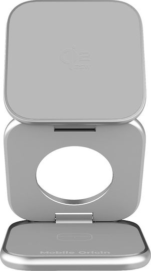 Mobile Origin Φορτιστής Magsafe 25W Ασημί (MO-USF-PW36-SLV)