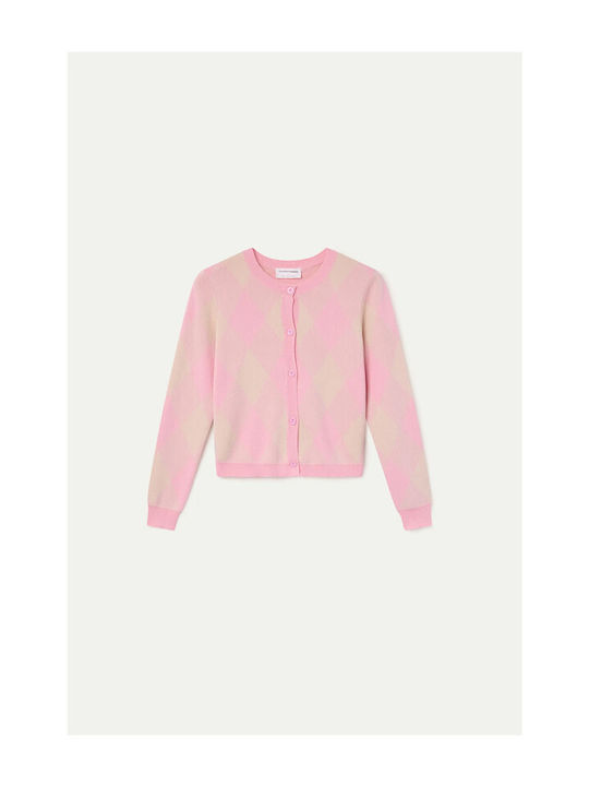 Women's Knitted Cardigan Pink