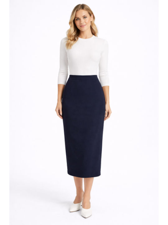 Midi Skirt Dark Blue SB-17634-26SK-Dark Blue