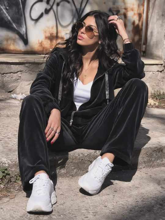 Black Sweatpants Set