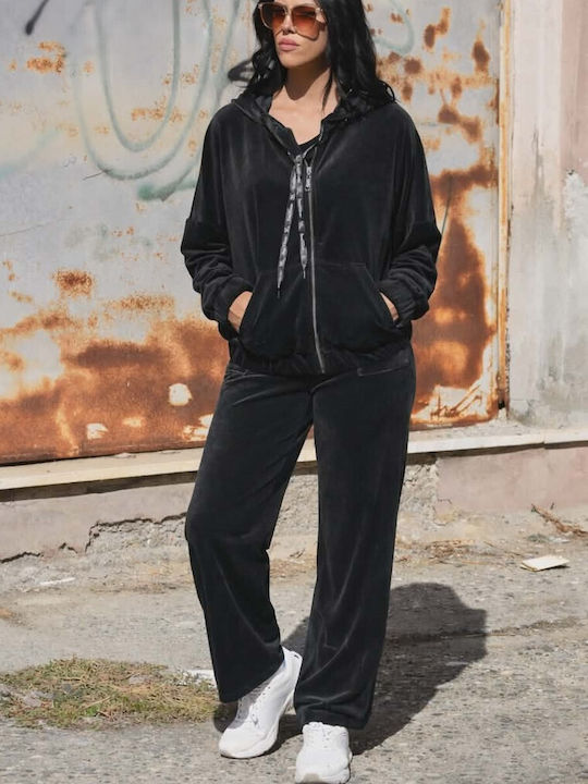 Black Sweatpants Set