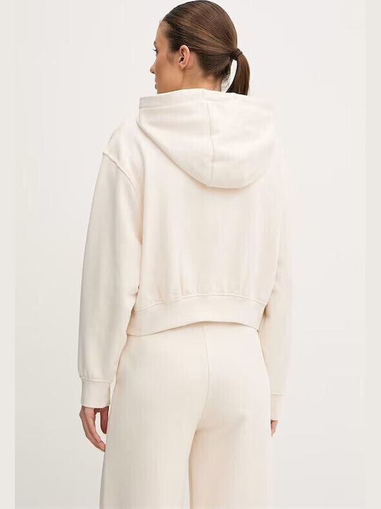 Women's Hooded Sweatshirt Ecru