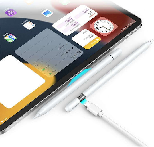 Acefast Stylus Pen V3 Digital mit Handflächenabweisung in Weiß Farbe