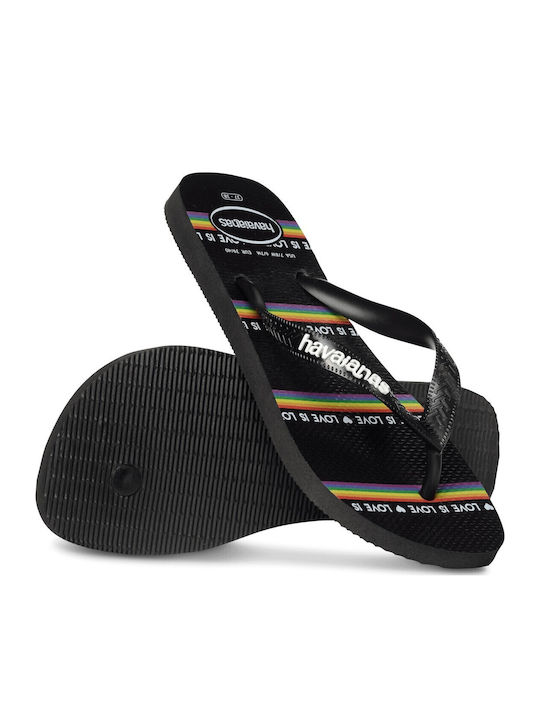 Top Flip Flops in Black Colour