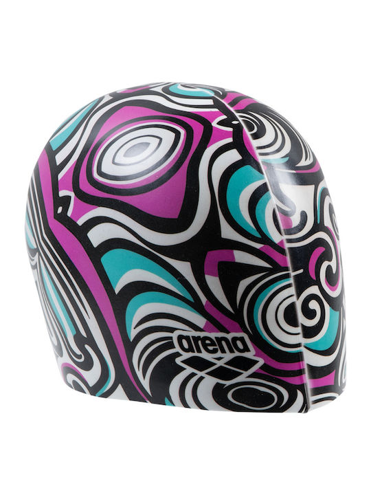Arena Hd Cap Silicone Swimming Cap Adults 253 Illusion Arena Multi