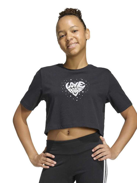 adidas Crop Top Μαύρο