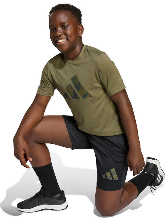 Kids Set with Shorts Summer 2pcs Khaki