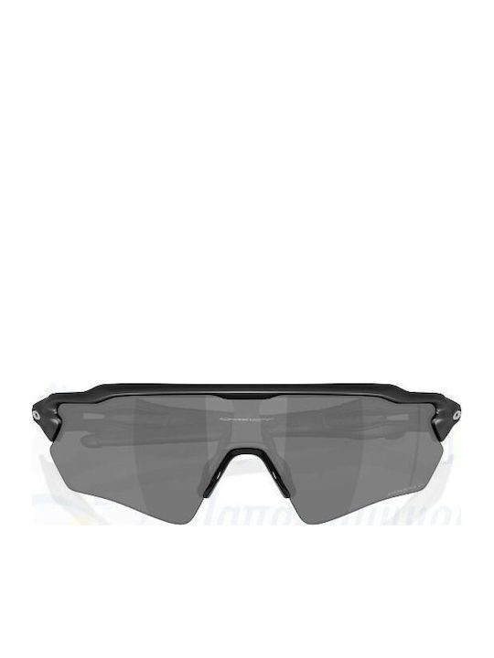 Oakley Radar Ev S Path Prizm Unisex Sonnenbrille mit Schwarz Kunststoff Gestell und Schwarz Polarisiert Linse OO9510-05