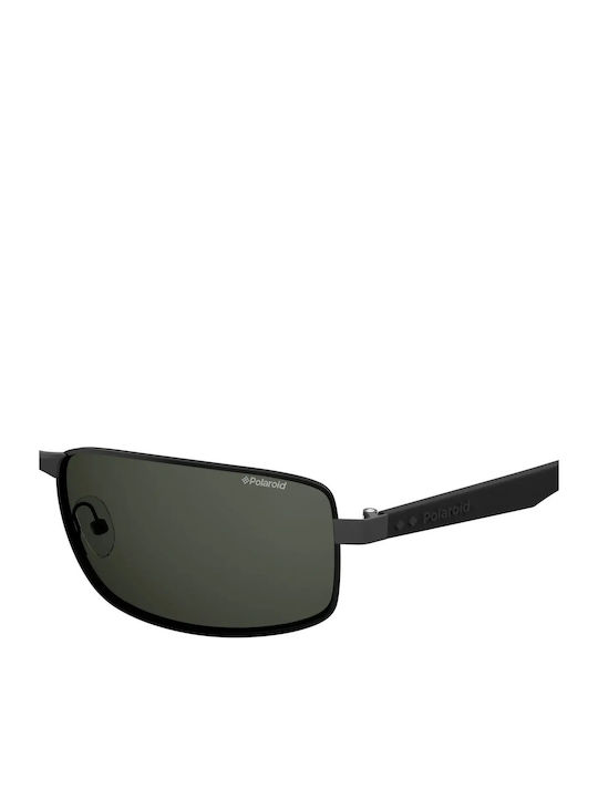 Polaroid Herren Sonnenbrillen mit Schwarzem Rahmen und Grauen Polarisiert Gläsern PLD2045/S 807/M9