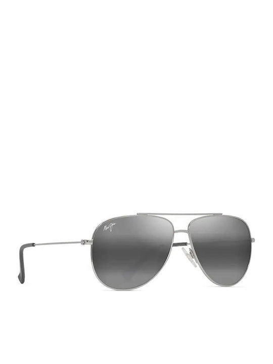 Maui Jim Unisex Sunglasses with Pink Plastic Frame and Brown Lens 589-17
