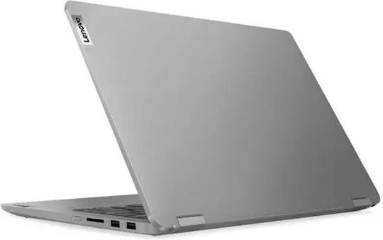 Lenovo IdeaPad Flex 5 14ABR8 14" IPS FHD+ Touchscreen (Ryzen 5-7430U/16GB/512GB SSD/W11 Home) Арктически Сив (Английски САЩ Клавиатура)