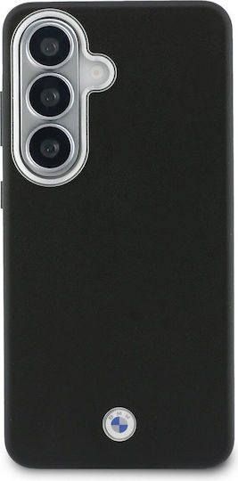 BMW Signature Back Cover Synthetic Leather / Leather Black (Galaxy S26)