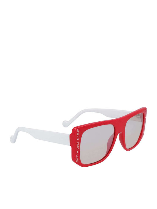 Liu Jo Women's Sunglasses with Pink Plastic Frame and Gray Lens