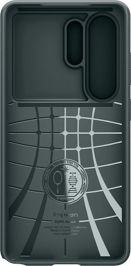 Spigen Optik Armor Back Cover Silicone / Plastic Abyss Green Galaxy S26 Ultra