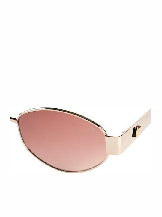 AV Sunglasses Gigi Γυναικεία Γυαλιά Ηλίου με Χρυσό Μεταλλικό Σκελετό και Καφέ Ντεγκραντέ Φακό 101-Gigi Gold/Pink