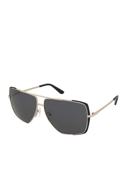 Guess Unisex Sunglasses with Rose Gold Frame and Grey Lenses GU00220 02A
