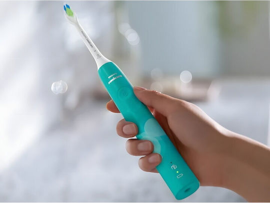Philips Sonicare Irigator Bucal cu Senzor de Presiune și Husă de Călătorie Verde