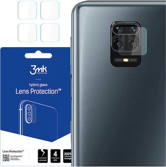 3MK Lens Flexible Glass Camera Protection Tempered Glass Transparent for the Redmi Note 9S / 9 Pro / 9 Pro Max