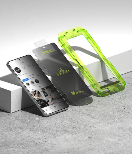 Ringke Easy Slide Datenschutz Gehärtetes Glas 2 Stück Schwarz Galaxy S26