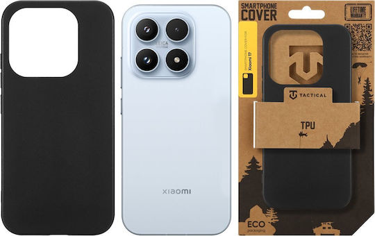 Tactical Cover Back Cover Σιλικόνης Μαύρο (Xiaomi 17)