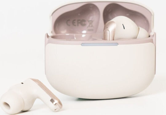 AGM Buds 8 Bluetooth Kopfhörer mit Schweißbeständigkeit und Ladekoffer Beige