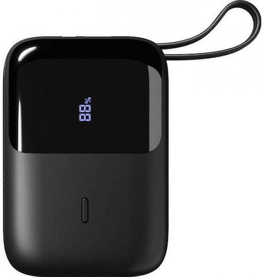 S-Link P109M Power Bank 10000mAh με Θύρα USB-A και Θύρα USB-C Power Delivery Μαύρο