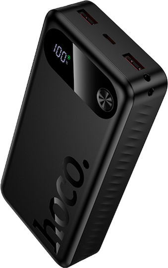 Hoco J154A Victorious Power Bank 20000mAh 22.5W with 2 USB-A Output Ports and USB-C Port Black