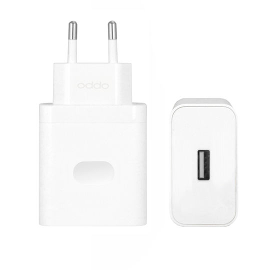 Oppo Φορτιστής Χωρίς Καλώδιο με Θύρα USB-C 33W Λευκός (Supervooc)