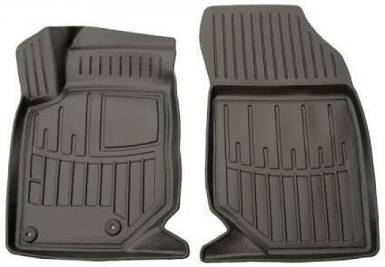 Rubber Floor Mats Compatible with Opel Mokka II Corsa F Peugeot 208 II 2008 II DS DS3 Crossback 2 Pieces