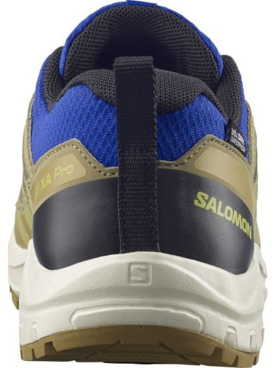Kids Hiking Shoes Xa Pro Waterproof Blue