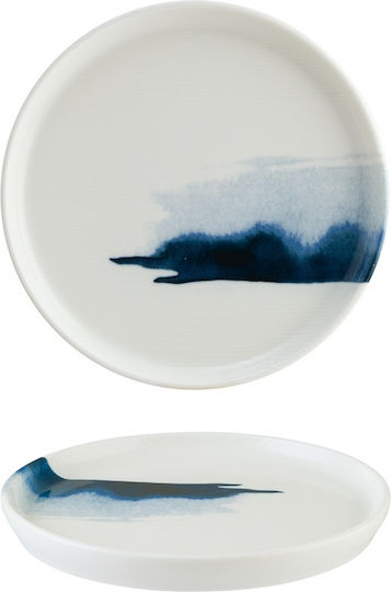 Bonna Blue Shallow Plate Made of Blue Porcelain with Diameter 16cm