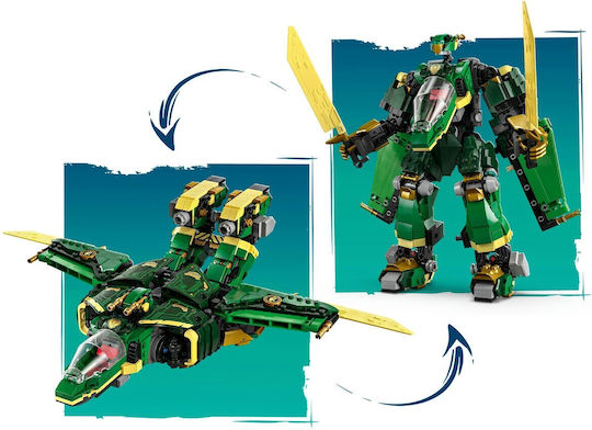 LEGO Ninjago Lloyd’s Jet Mech Pentru 9+ Ani 1112 Bucăți