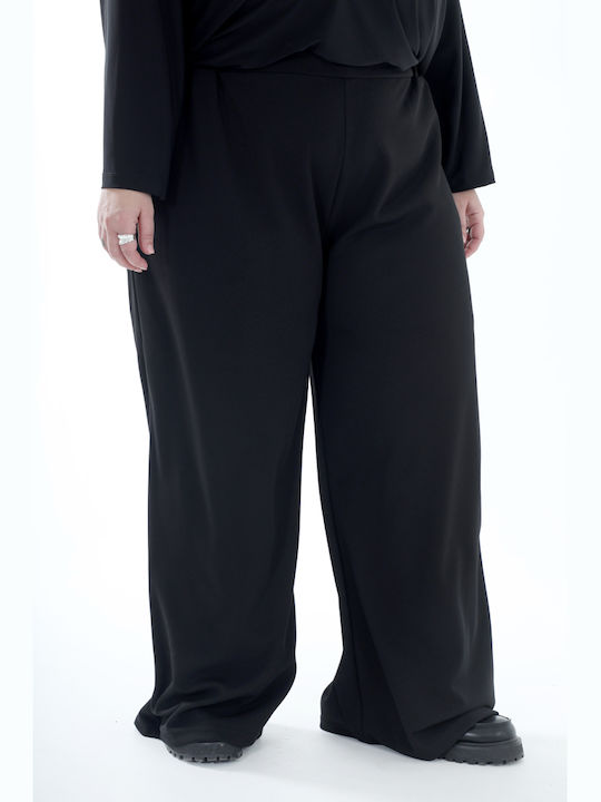 PLUS PERSONA Damen Hochgebirge Pantaloona mit Gummiband Schwarz